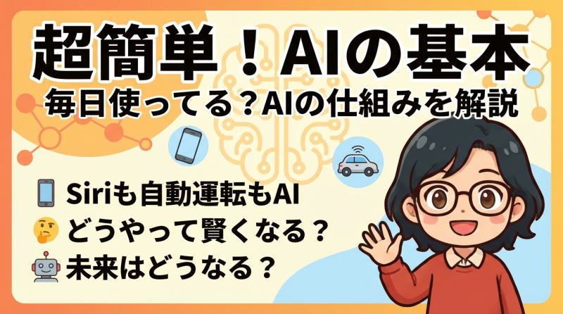 AIとは何か？人工知能について小学生にもわかるように解説します。