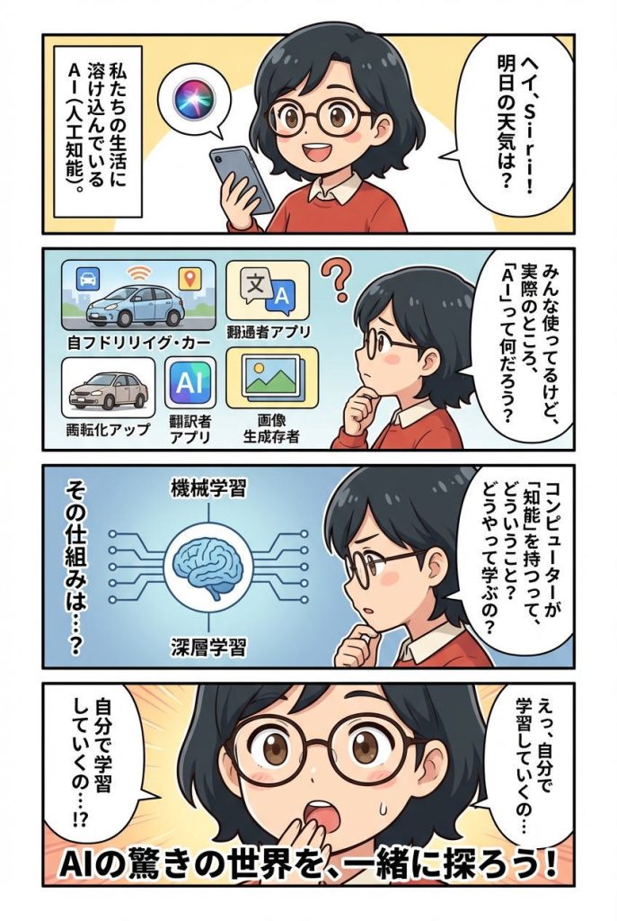 マンガ解説：AIとは何か？人工知能について小学生にもわかるように解説します。