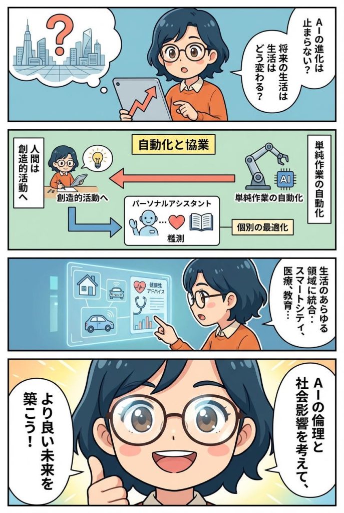 マンガ解説：AIの未来について考えてみよう