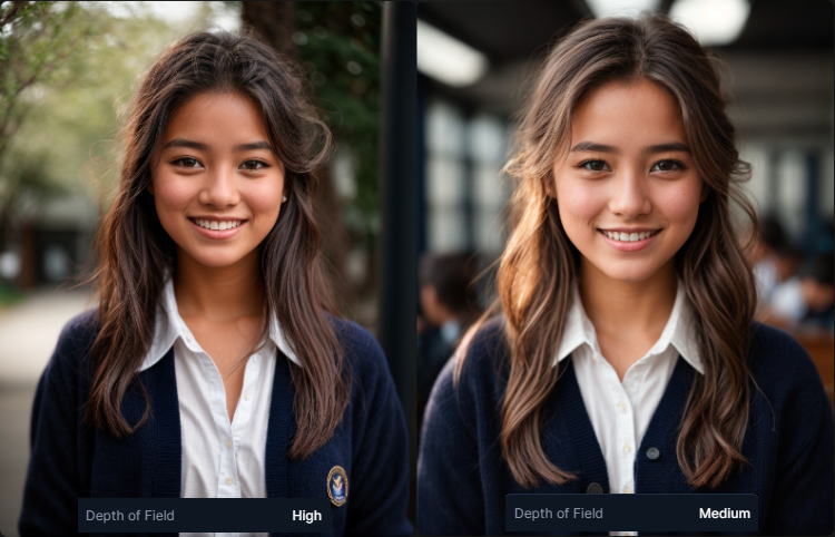 左PhotoReal（High）、右PhotoReal（Medium）