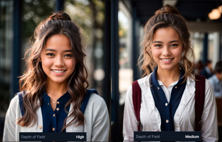 左PhotoReal（High）、右PhotoReal（Medium）