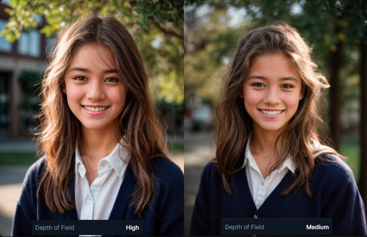 左PhotoReal（High）、右PhotoReal（Medium）