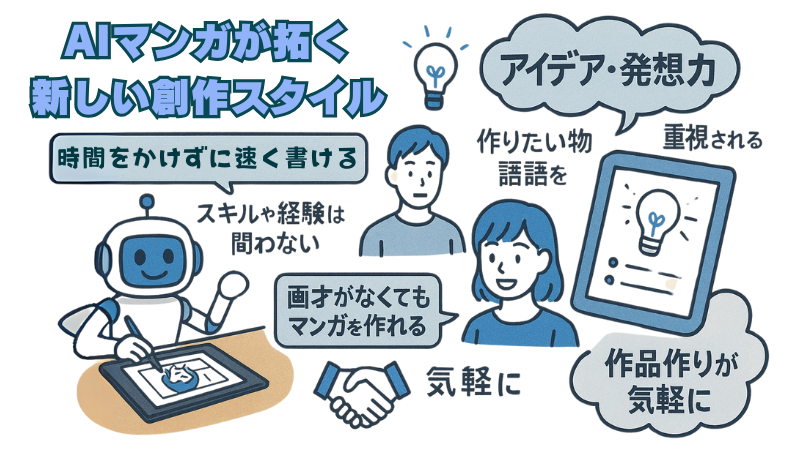 AI漫画が拓く「新しい創作スタイル」