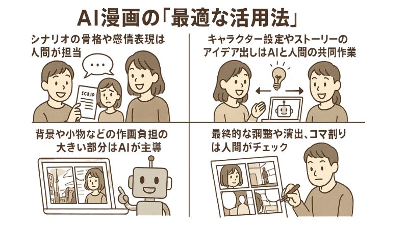 AI漫画の「最適な活用法」
