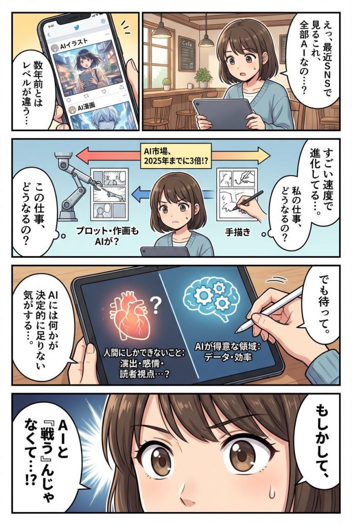 マンガ解説：AI漫画の現在と未来｜創作はAIとどう共存するか？