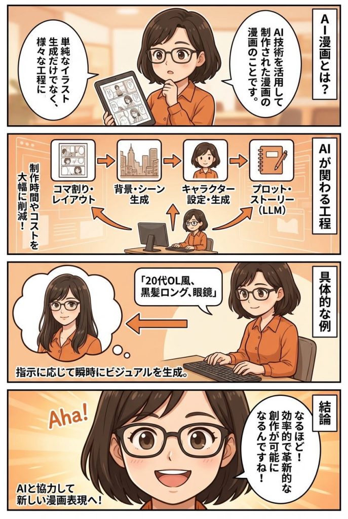マンガ解説：AI漫画とは何か？