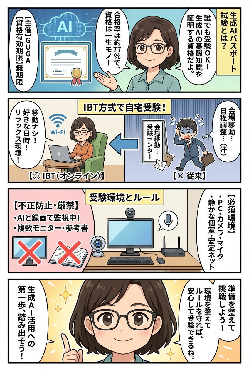 マンガ解説:試験概要を完全理解する