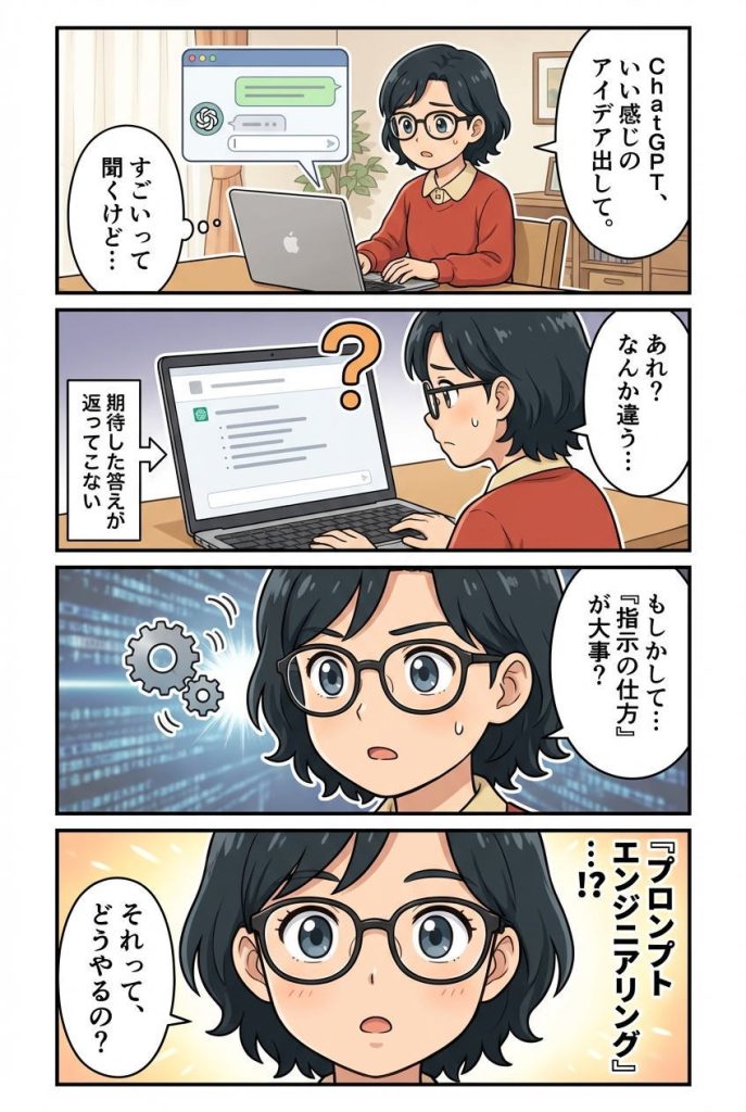 マンガで解説：プロンプトエンジニアリング入門｜初心者でもできる効果的な指示の出し方