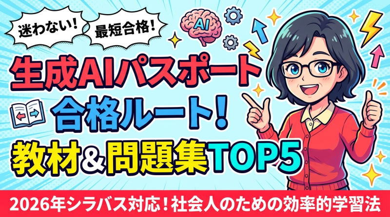 生成AIパスポート公式テキスト＆問題集｜2026年シラバス対応版レビュー
