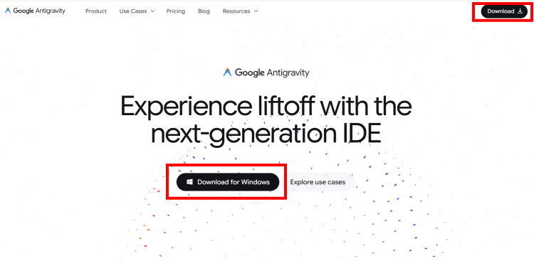 antigravity公式サイト画像