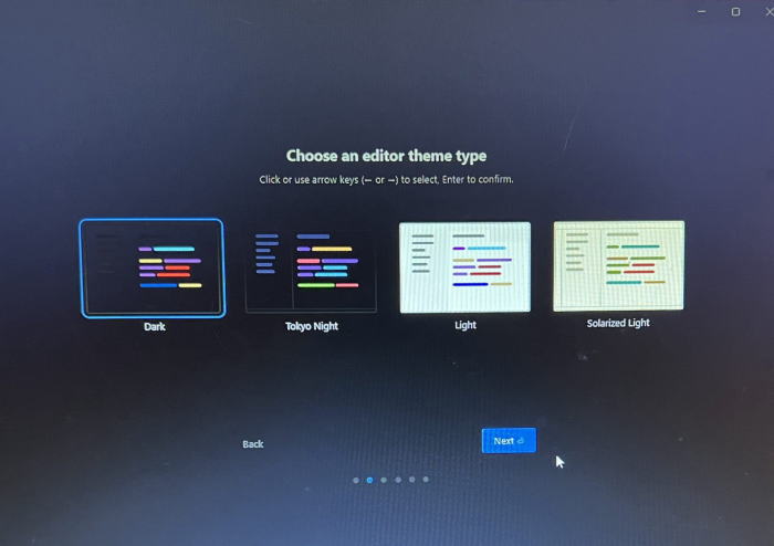 Antigravityのthemeの選択