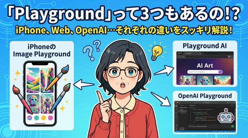 Playgroundってなんのアプリ？3種類を初心者向けにわかりやすく解説！