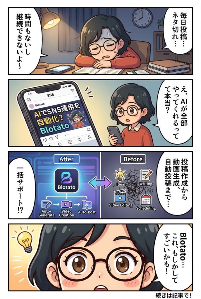 Blotatoとは？AIでSNS投稿を自動化する最新ツールをわかりやすく解説