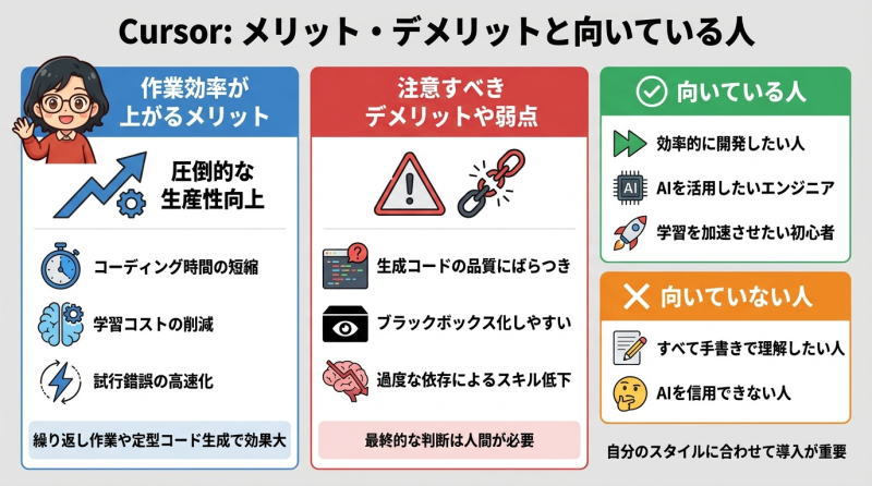  Cursorのメリット・デメリット