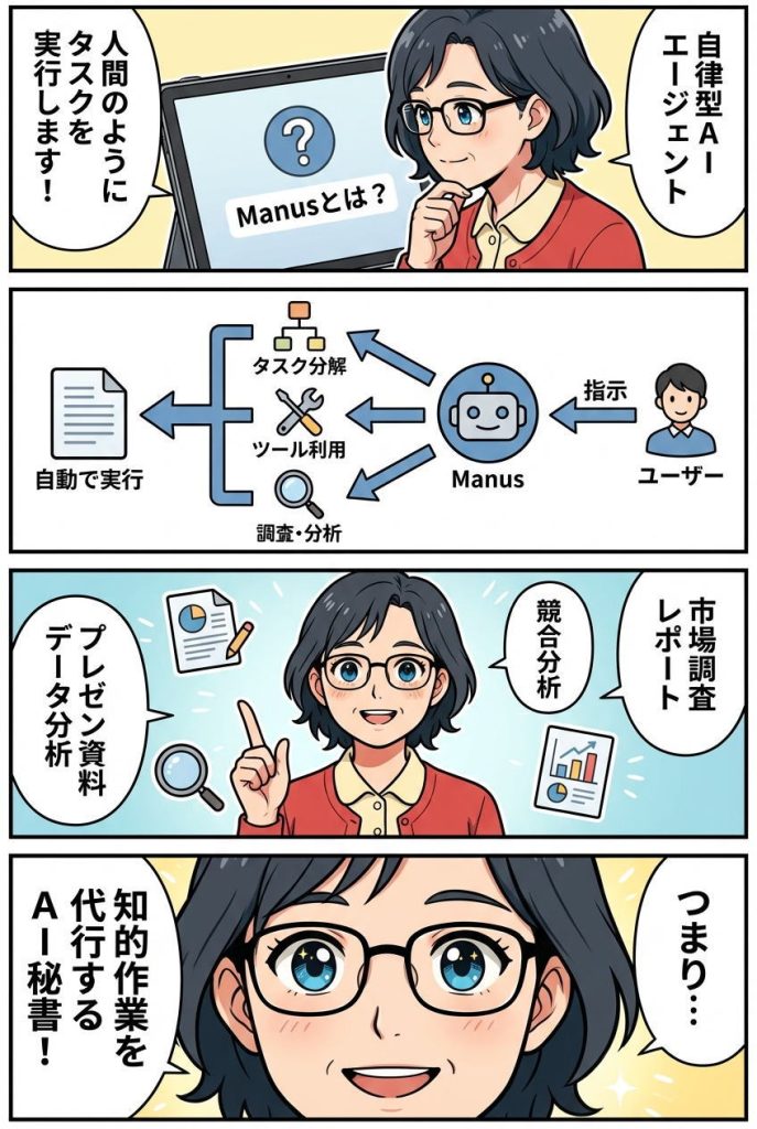 Manus（マヌス）とは「自律型AIエージェント」