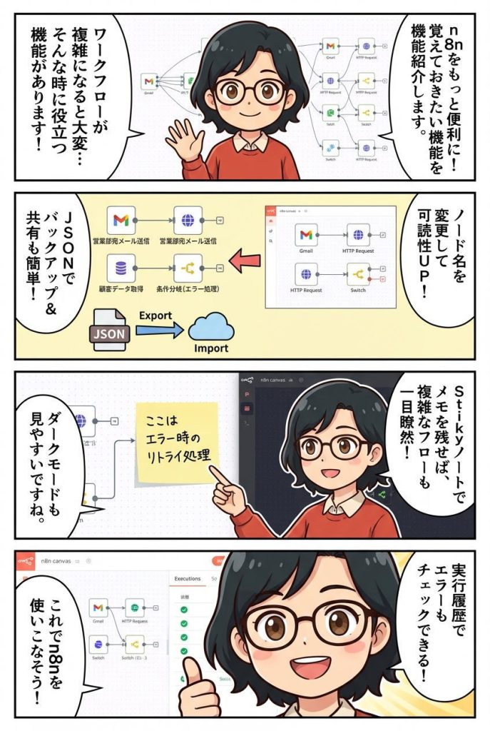 覚えておくと便利なn8nの機能