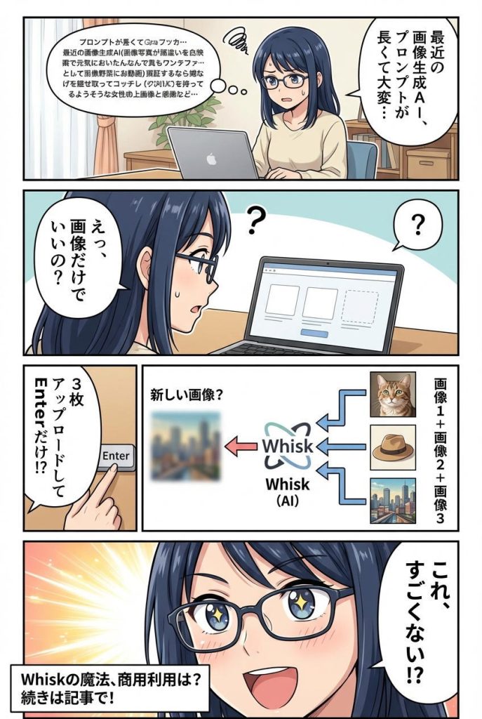 Googleが公開したAIツール「Whisk」が話題に
