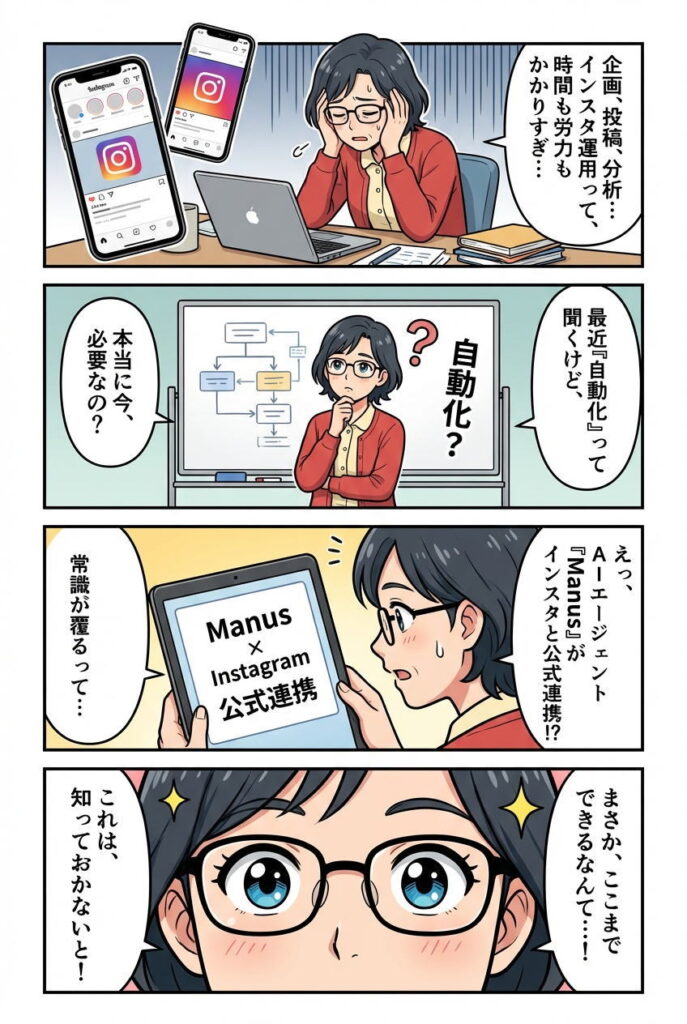 ManusとInstagram連携