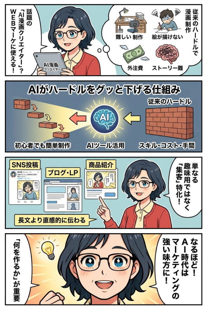 WEBマーケティングで漫画を使う